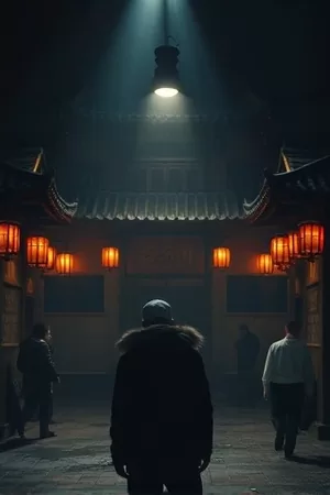 剧集《锈色年轮》竖版海报，旧自行车与梧桐树影